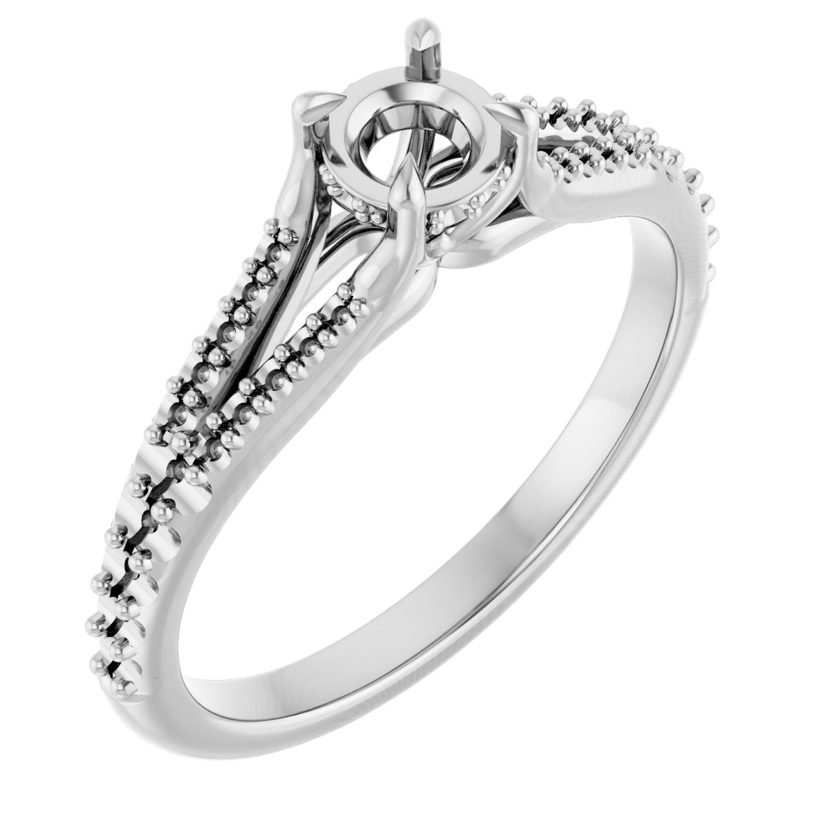 Accented Engagement Ring