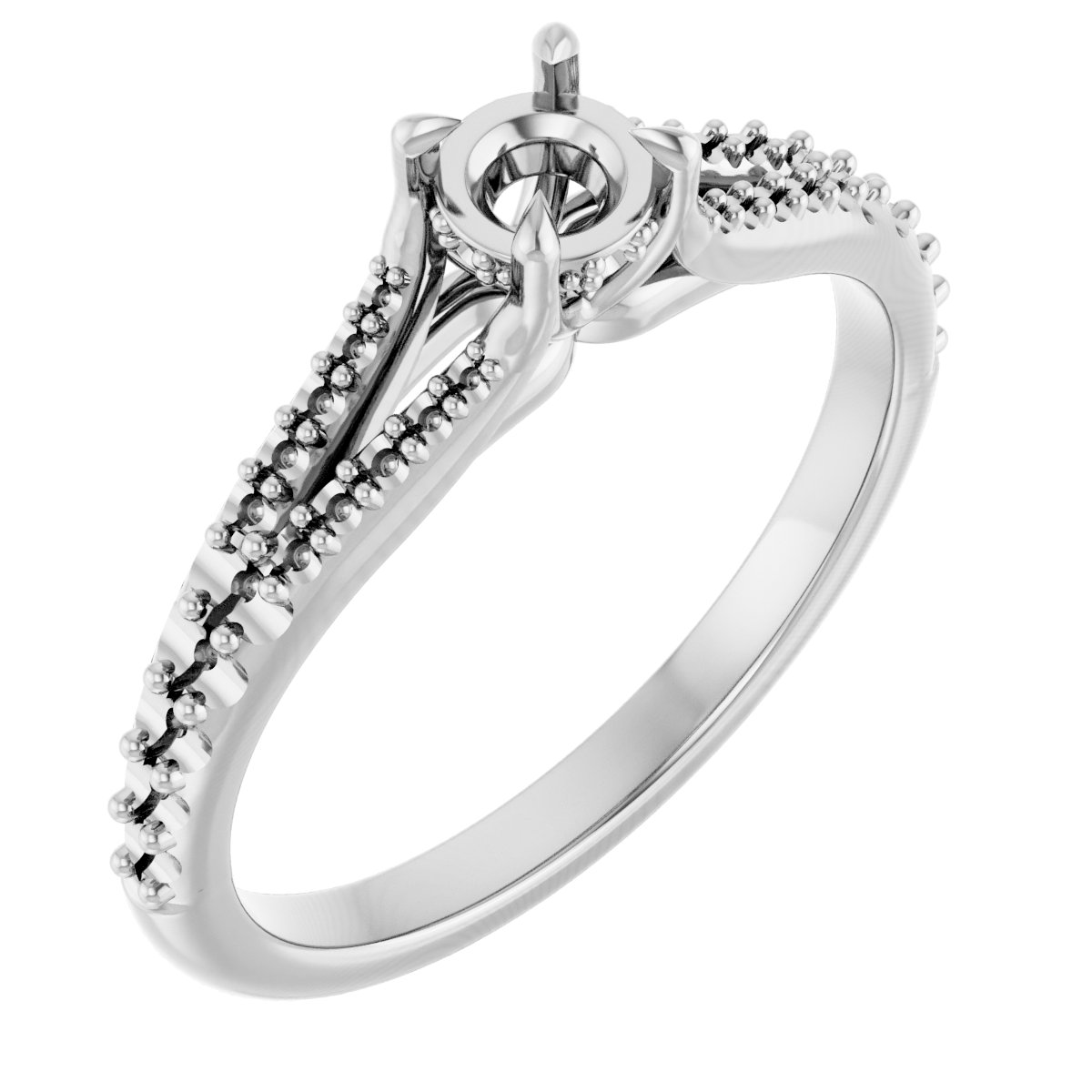 Accented Engagement Ring
