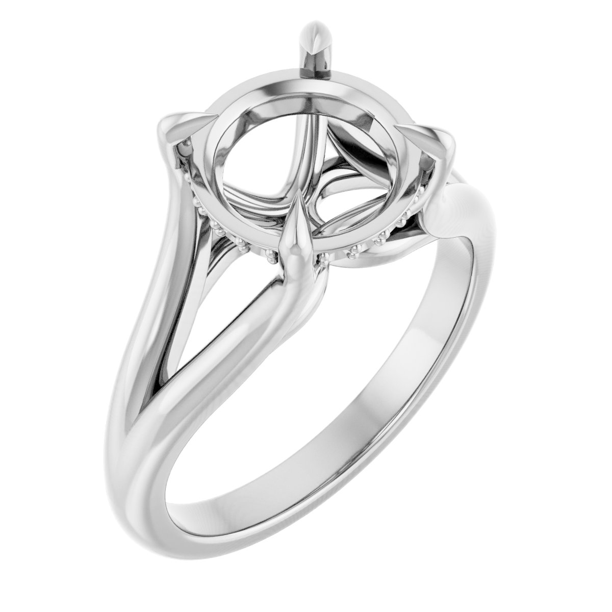 Accented Engagement Ring