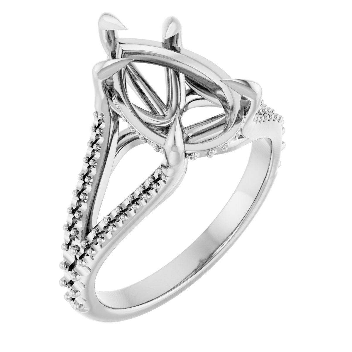 Accented Engagement Ring
