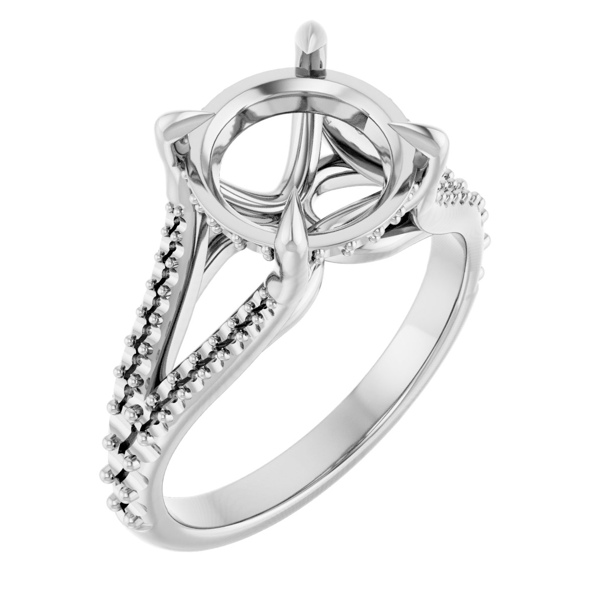 Accented Engagement Ring