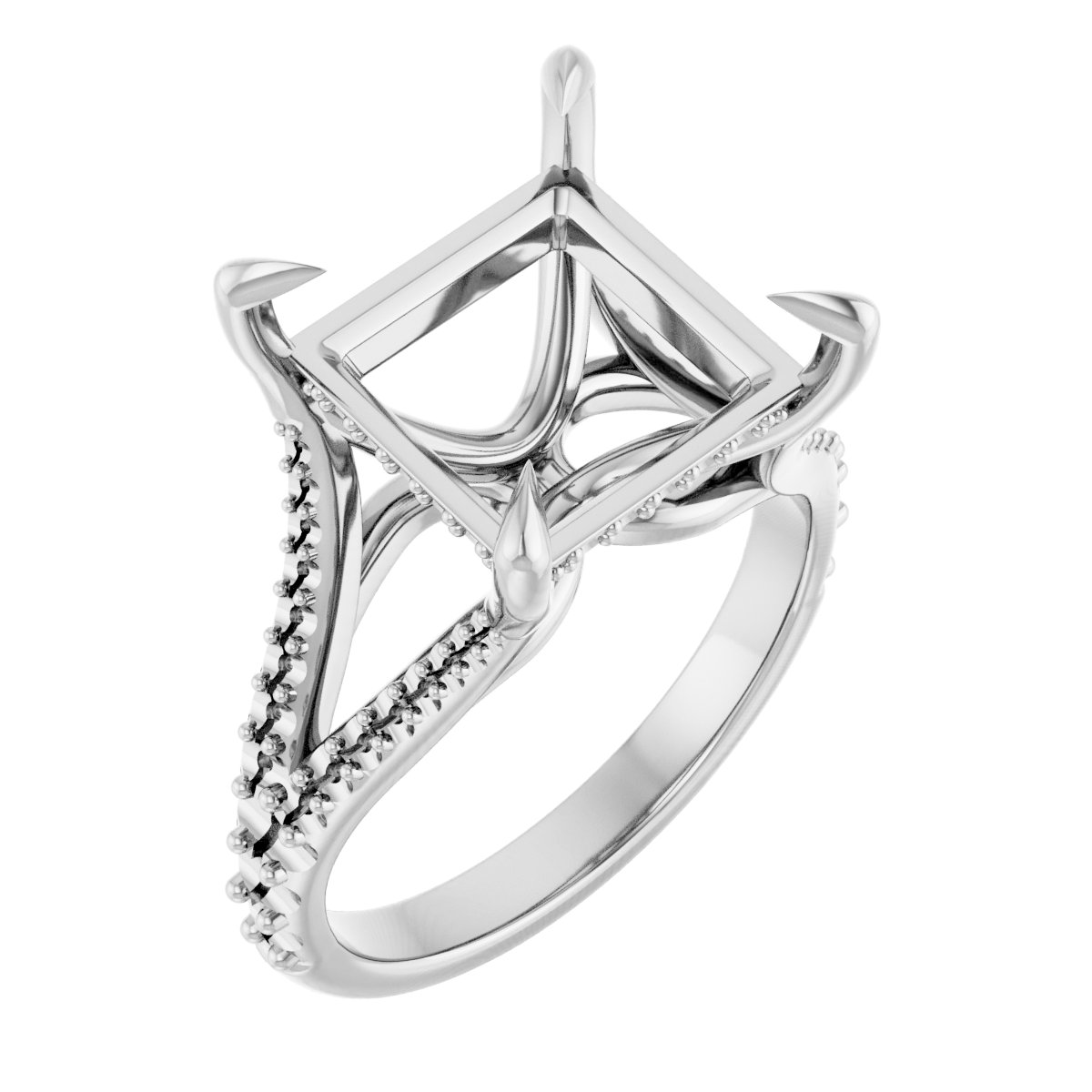 Accented Engagement Ring
