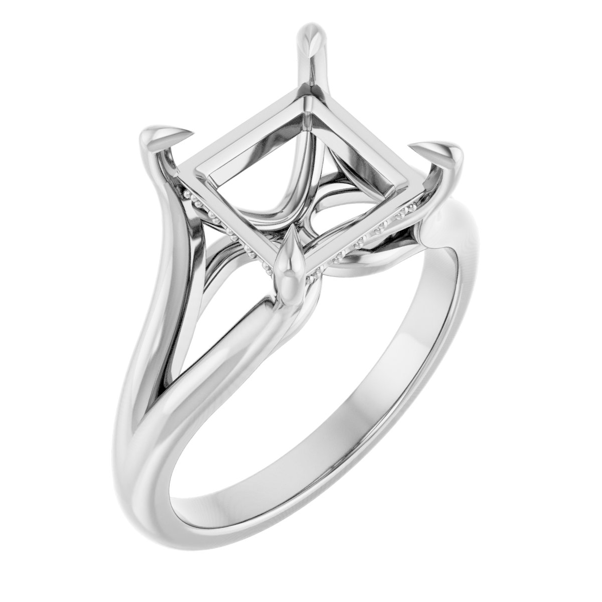 Accented Engagement Ring
