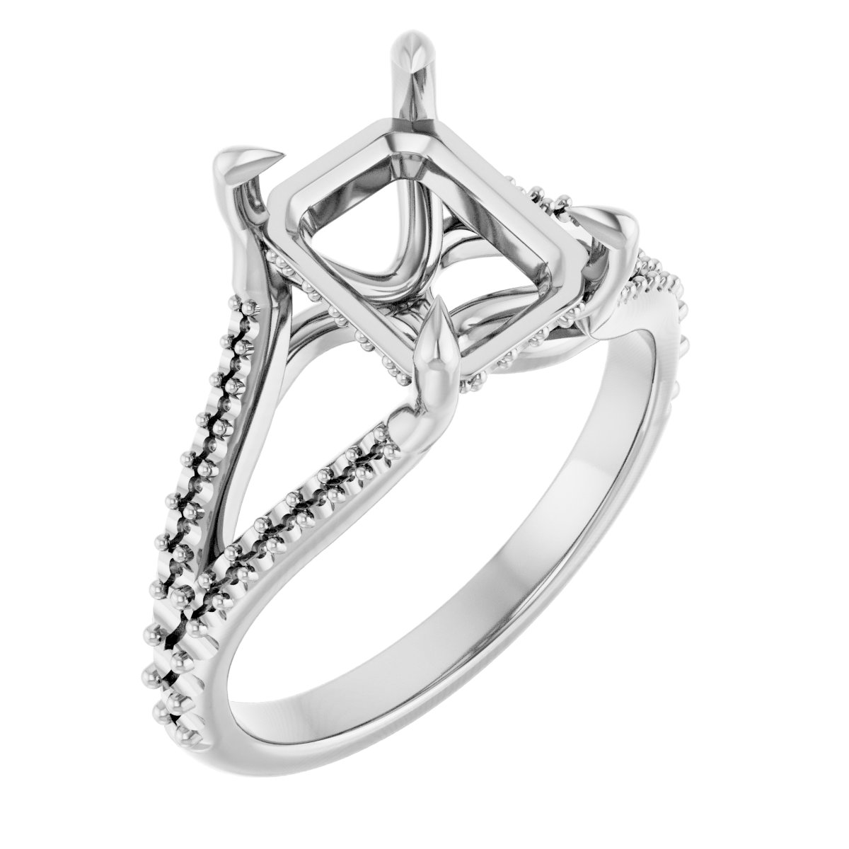 Accented Engagement Ring