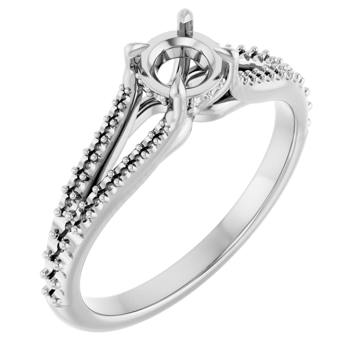 Accented Engagement Ring