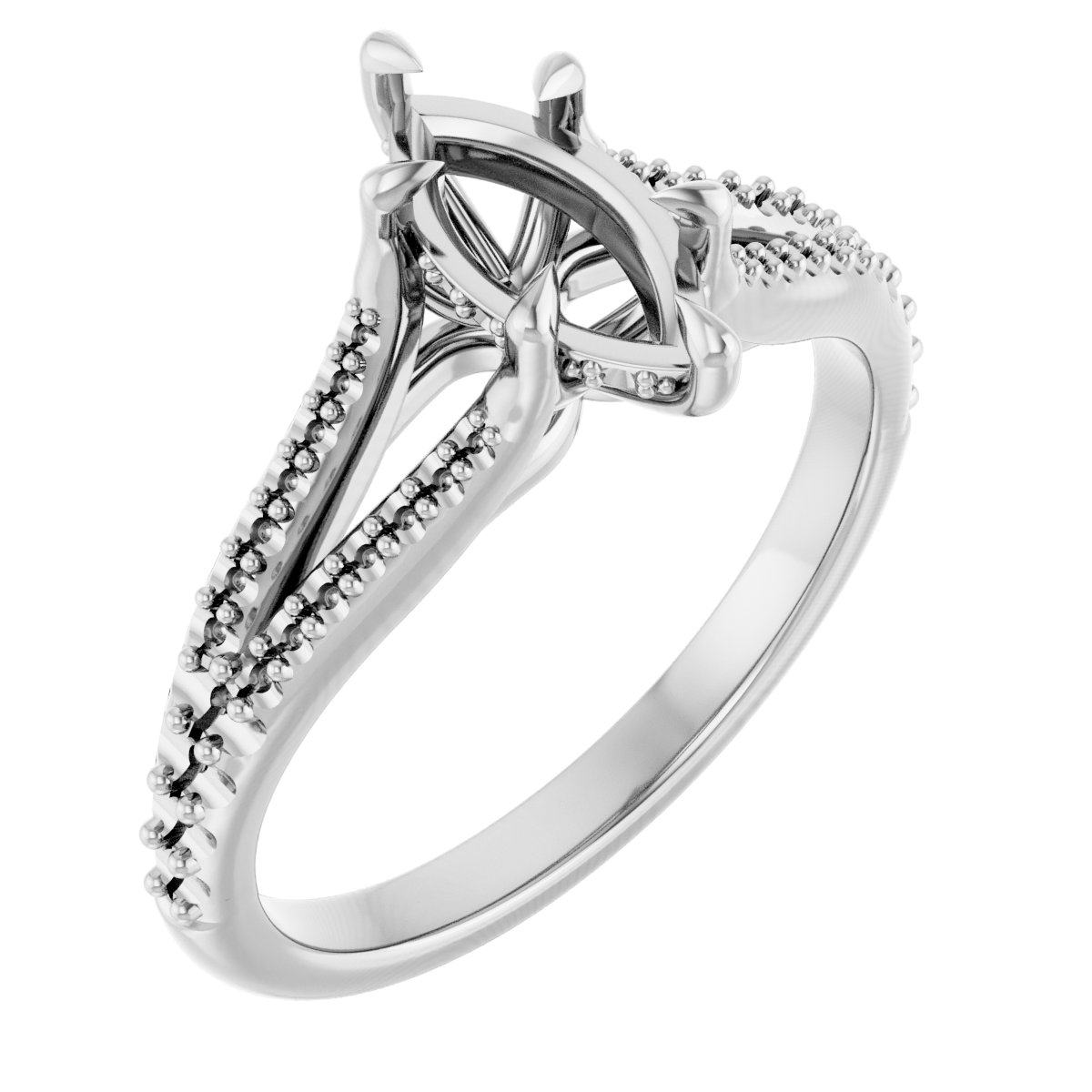 Accented Engagement Ring