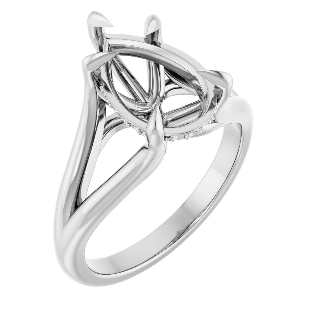 Accented Engagement Ring