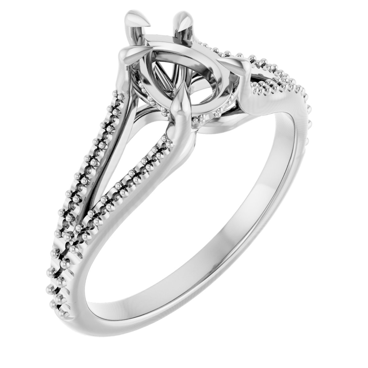Accented Engagement Ring
