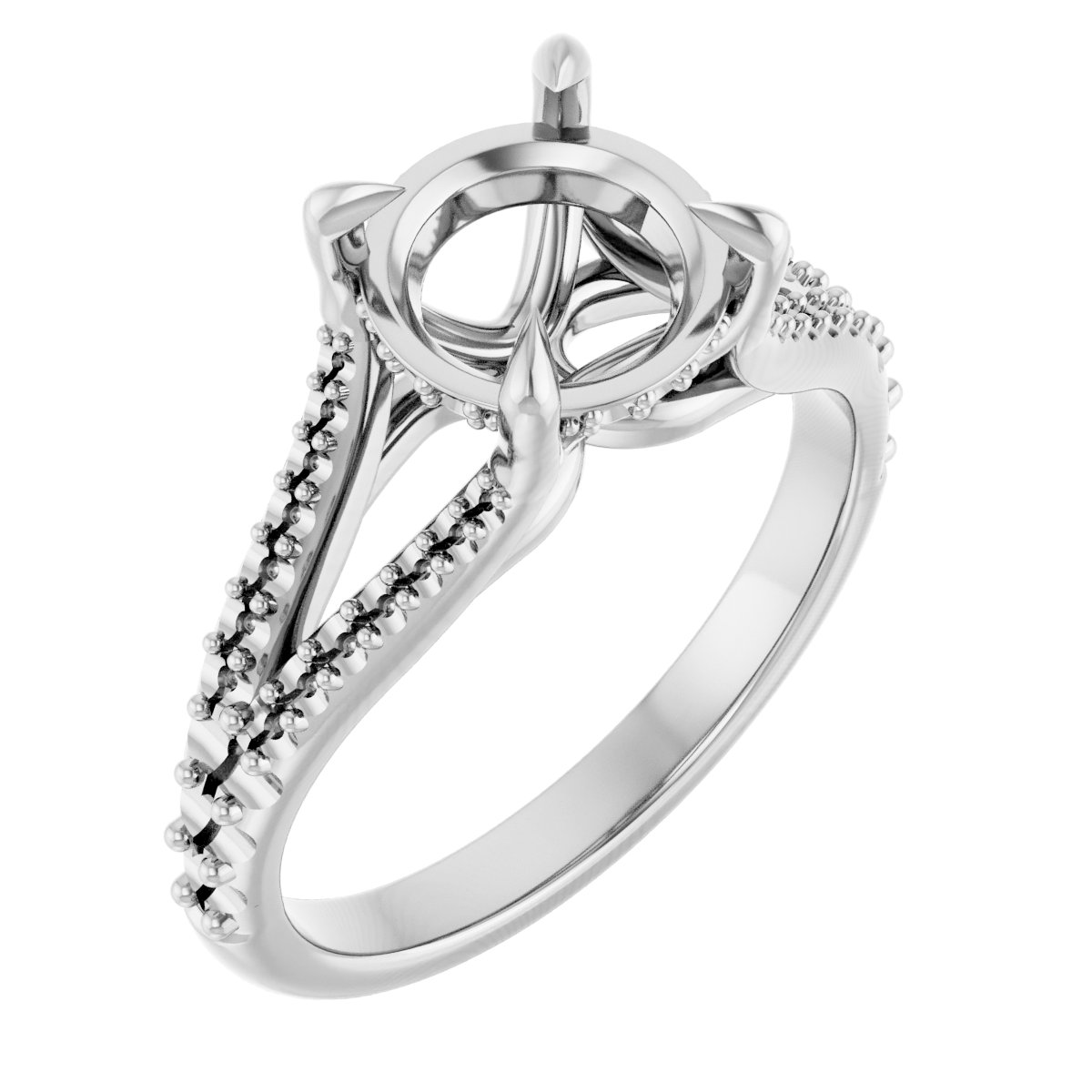 Accented Engagement Ring
