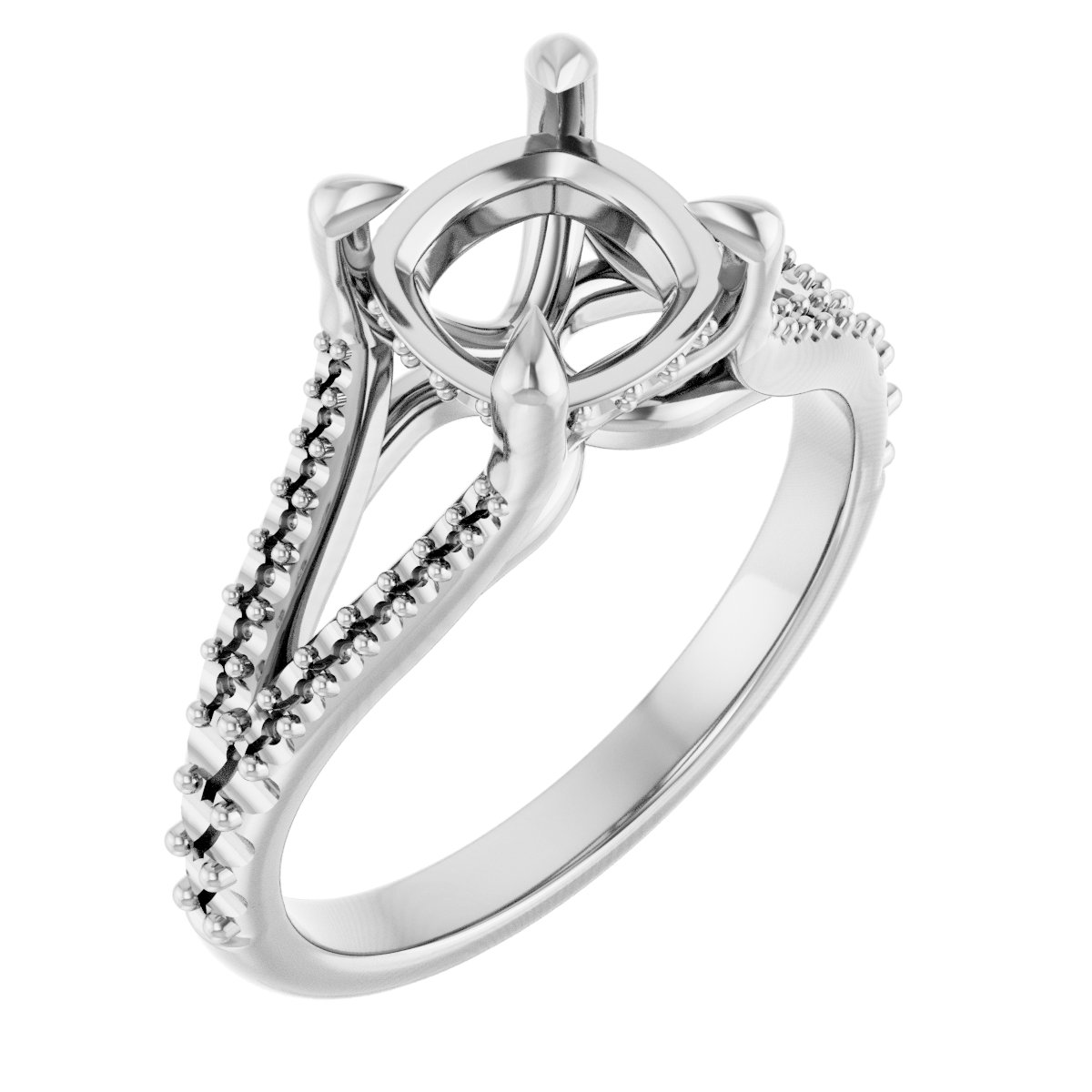 Accented Engagement Ring
