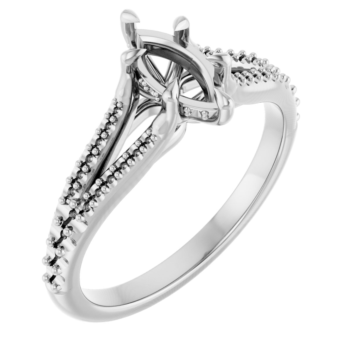Accented Engagement Ring