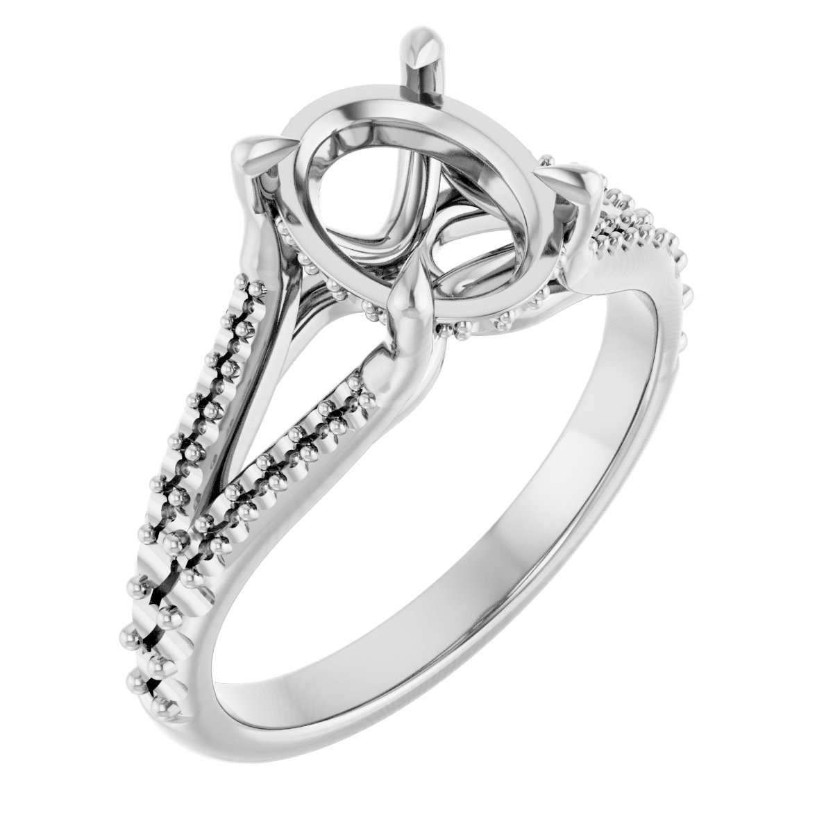 Accented Engagement Ring