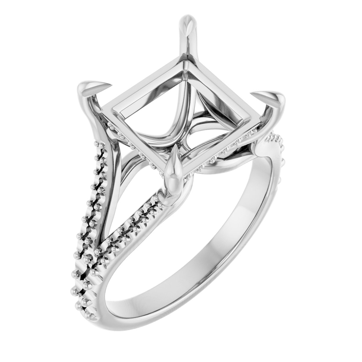 Accented Engagement Ring