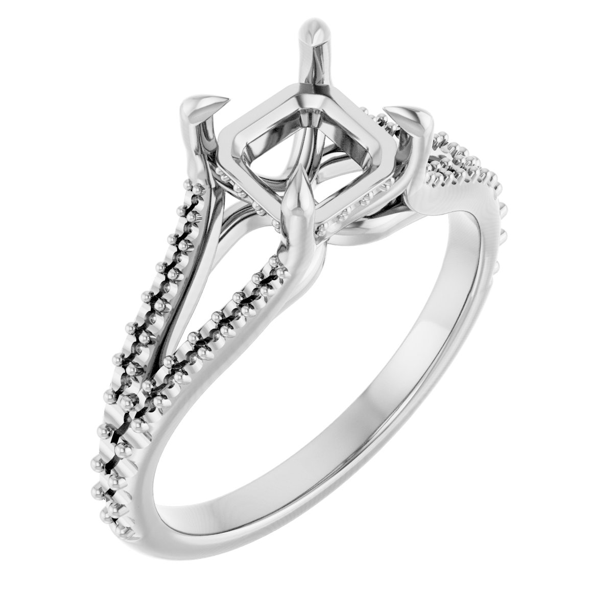 Accented Engagement Ring