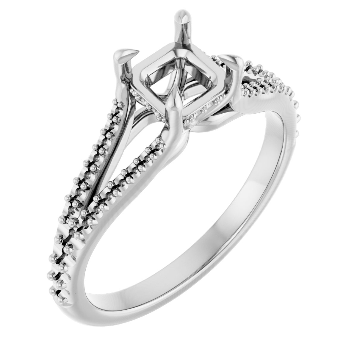 Accented Engagement Ring