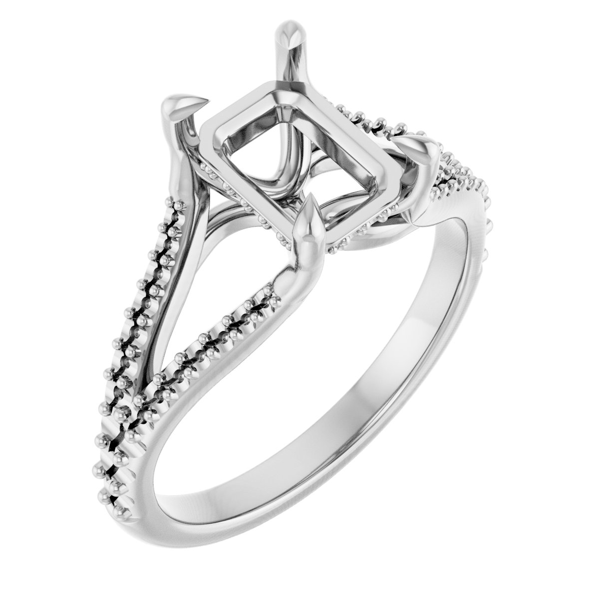 Accented Engagement Ring