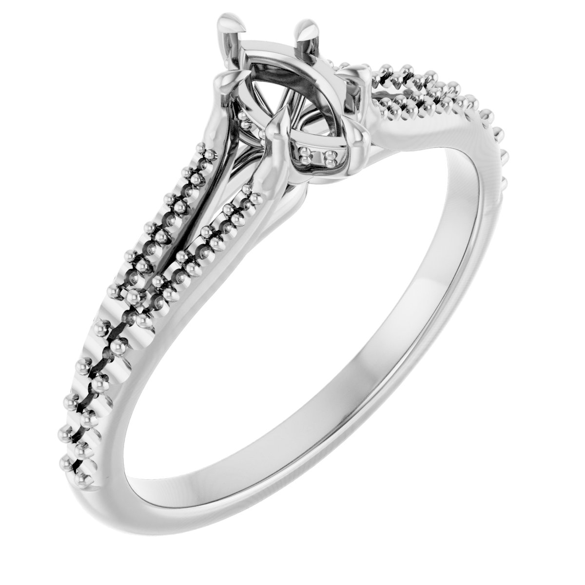 Accented Engagement Ring