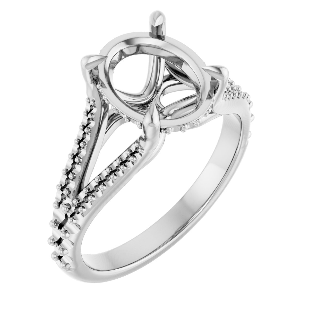 Accented Engagement Ring