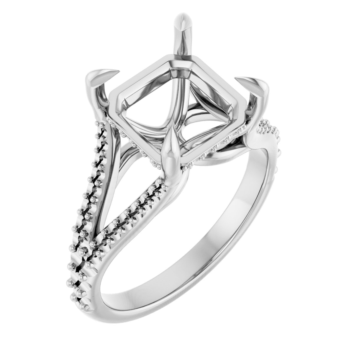 Accented Engagement Ring
