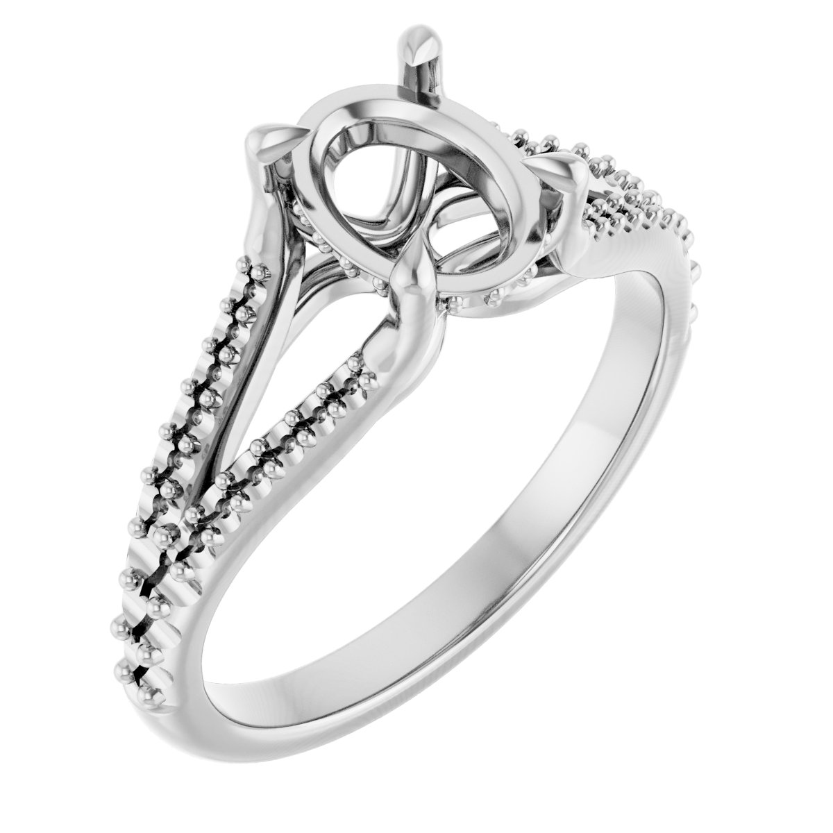 Accented Engagement Ring