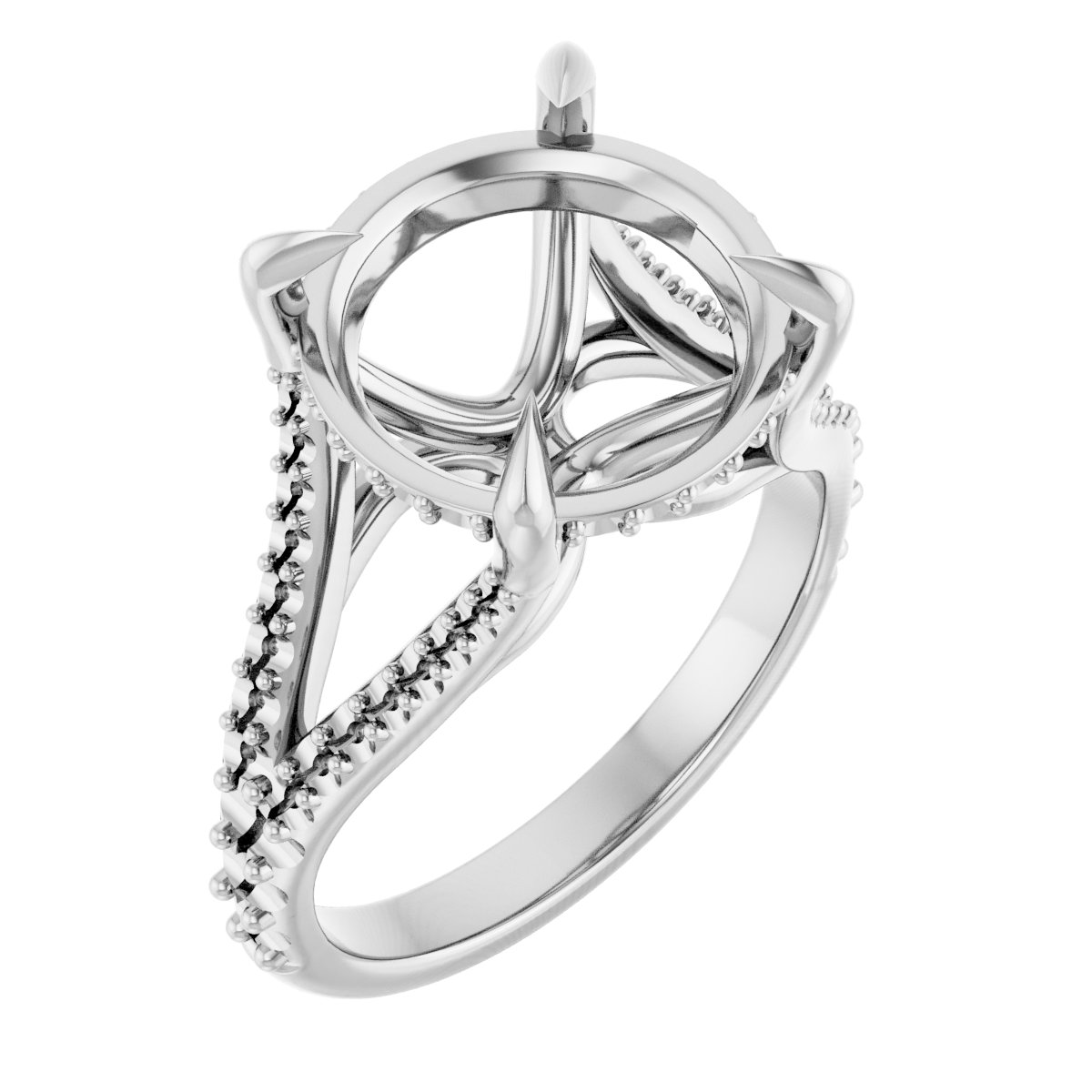 Accented Engagement Ring