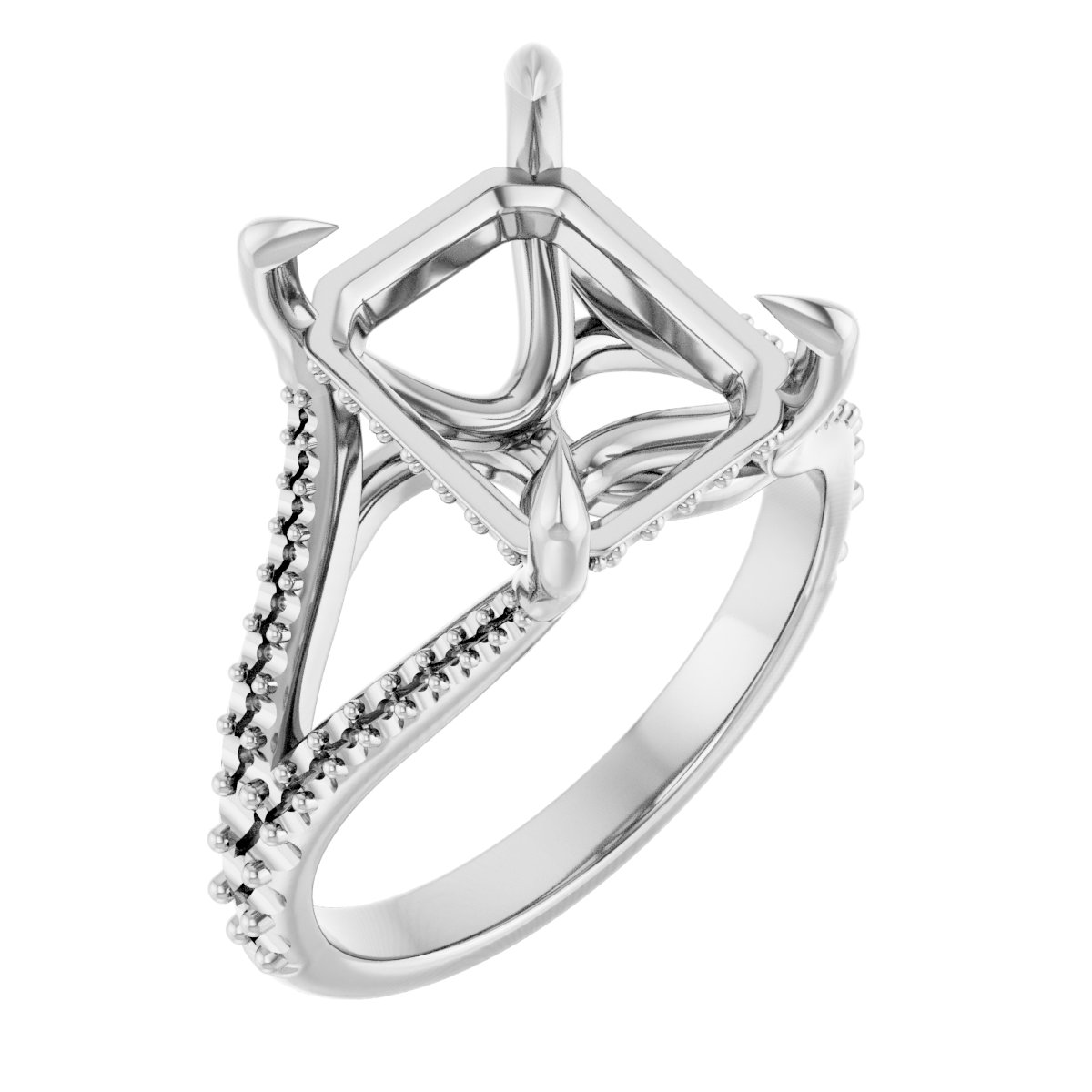 Accented Engagement Ring