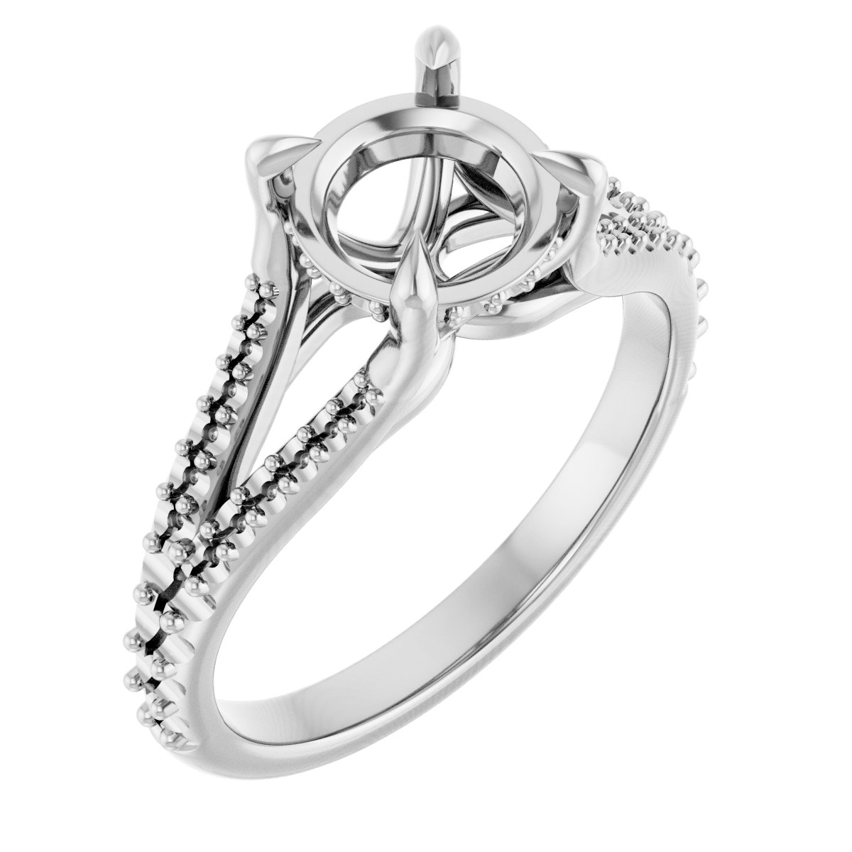 Accented Engagement Ring