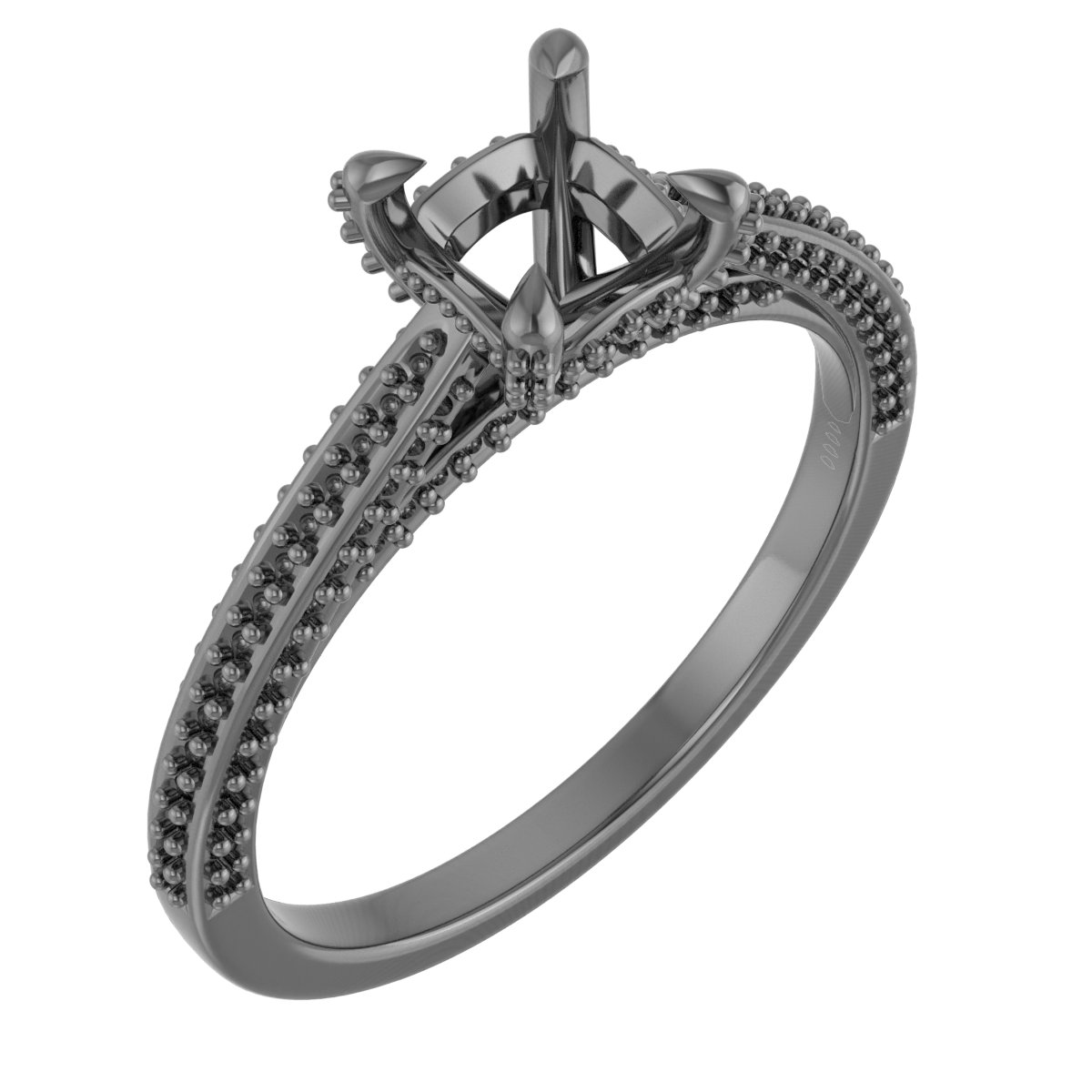 8.2 mm Round Engagement Ring Mounting