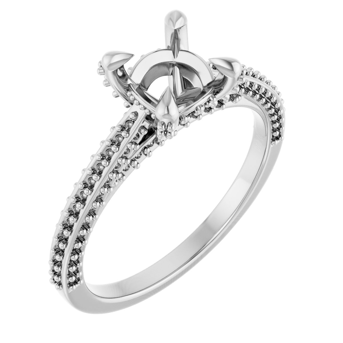 Accented Engagement Ring