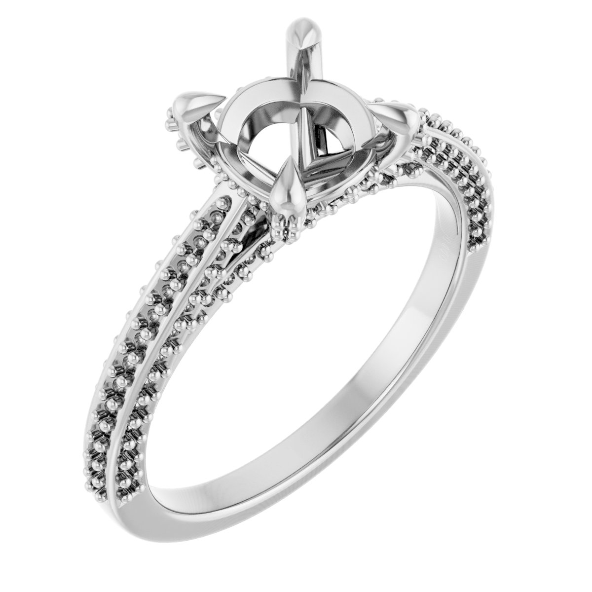 Accented Engagement Ring