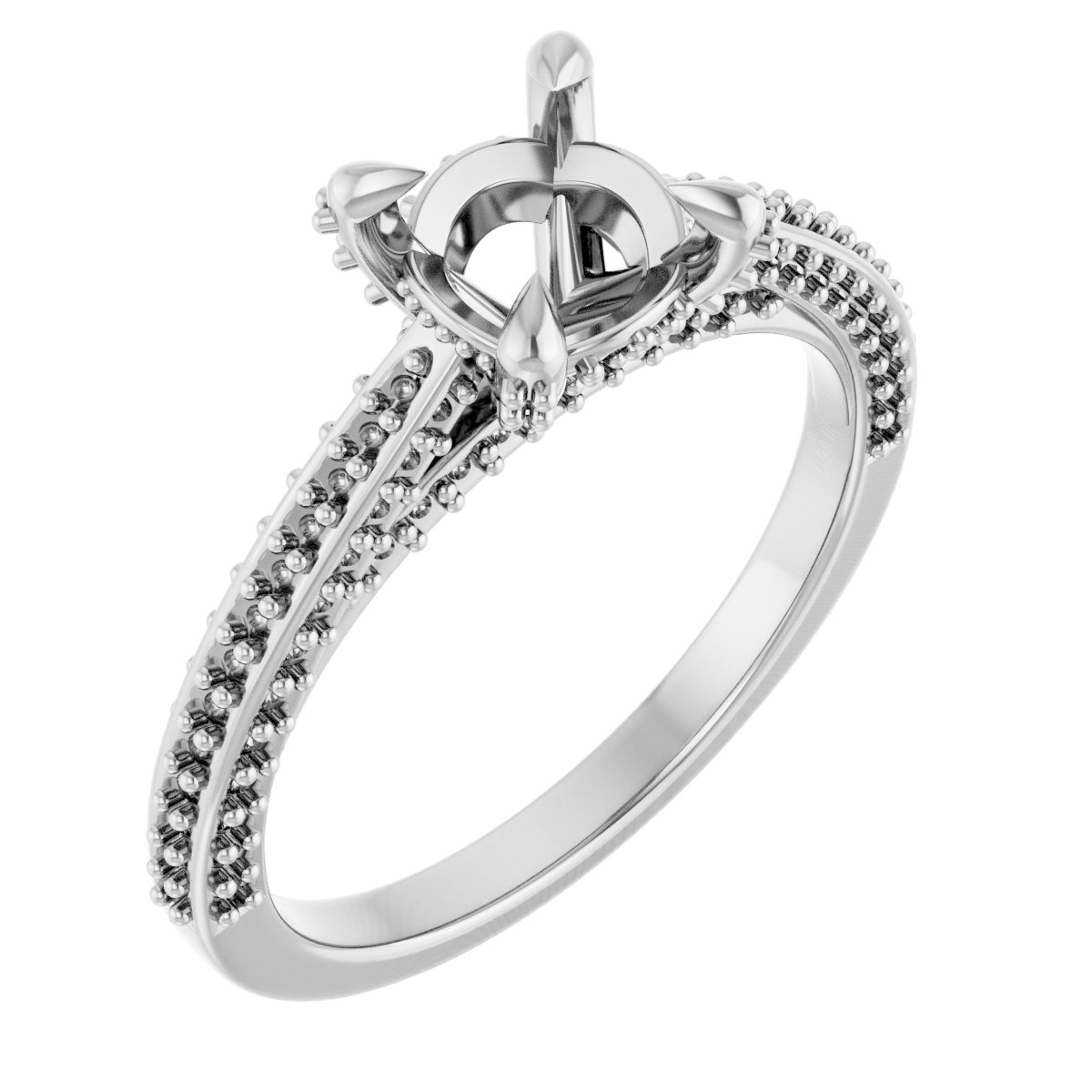 Accented Engagement Ring