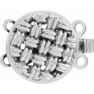 16 Sets 2 Styles Box Clasps Stainless Steel Multi-Strand Clasps