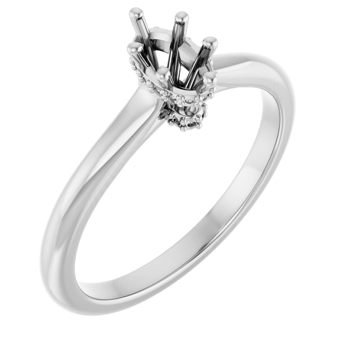 Hidden Halo-Style Engagement Ring