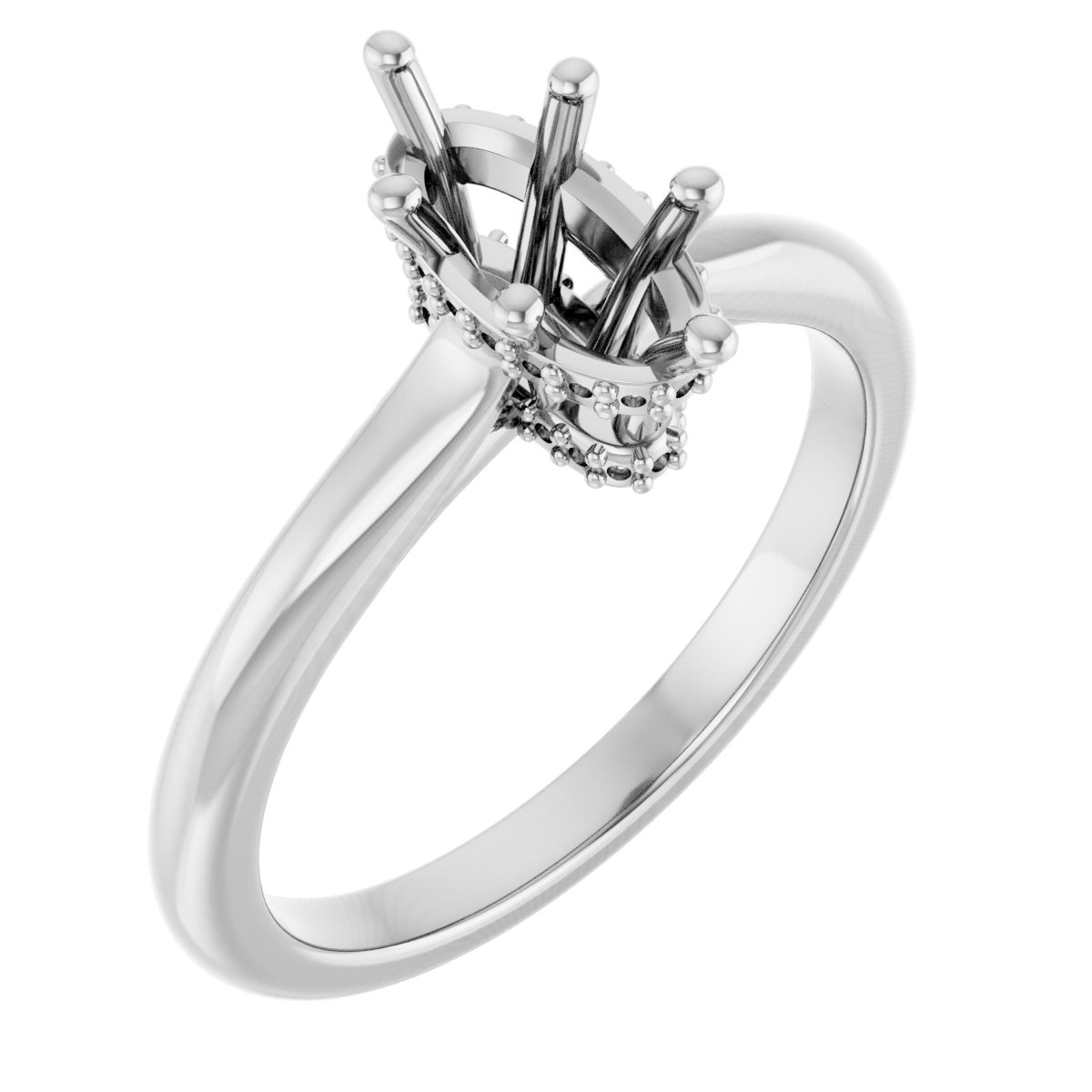 Hidden Halo-Style Engagement Ring