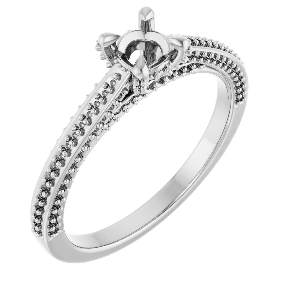 Accented Engagement Ring