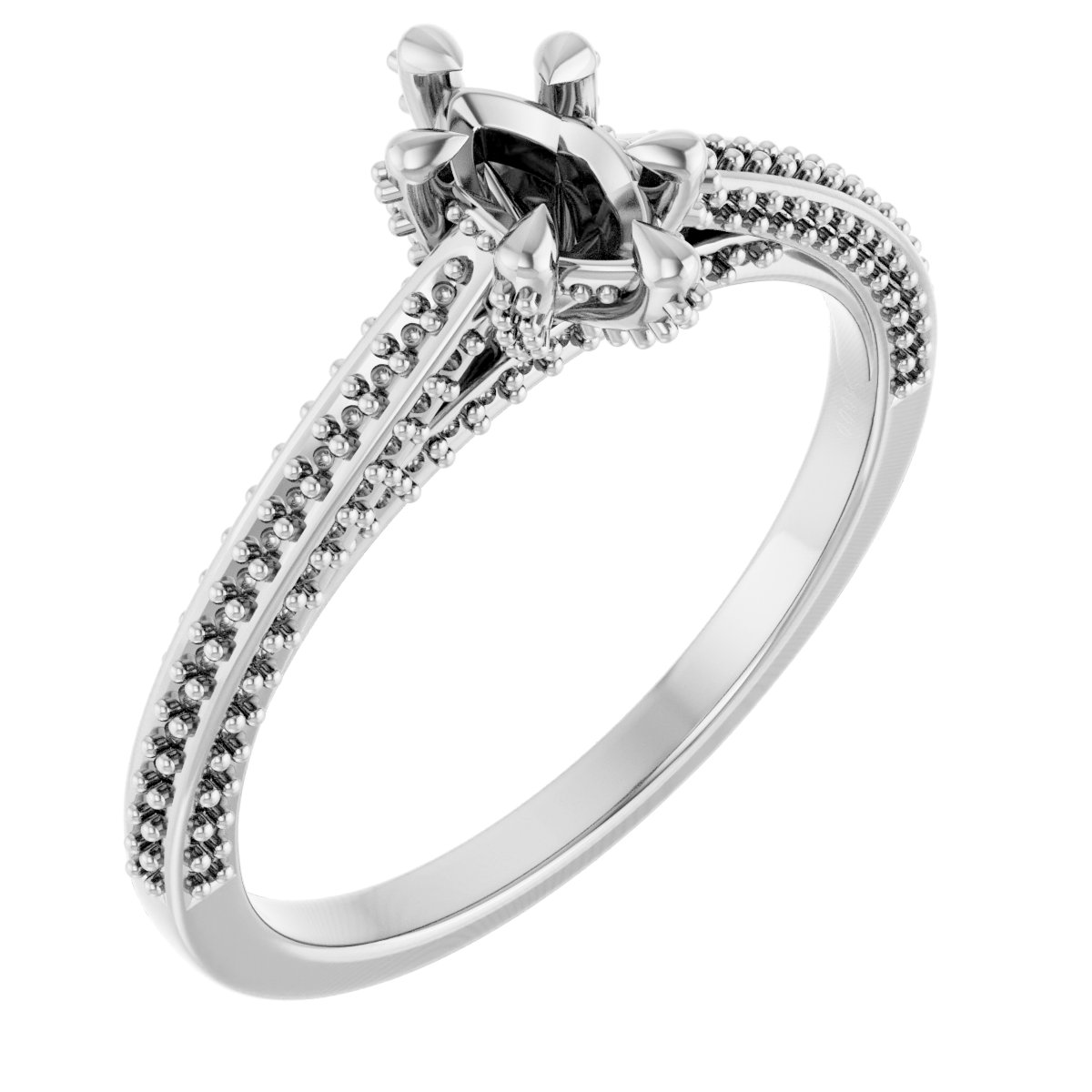 Accented Engagement Ring