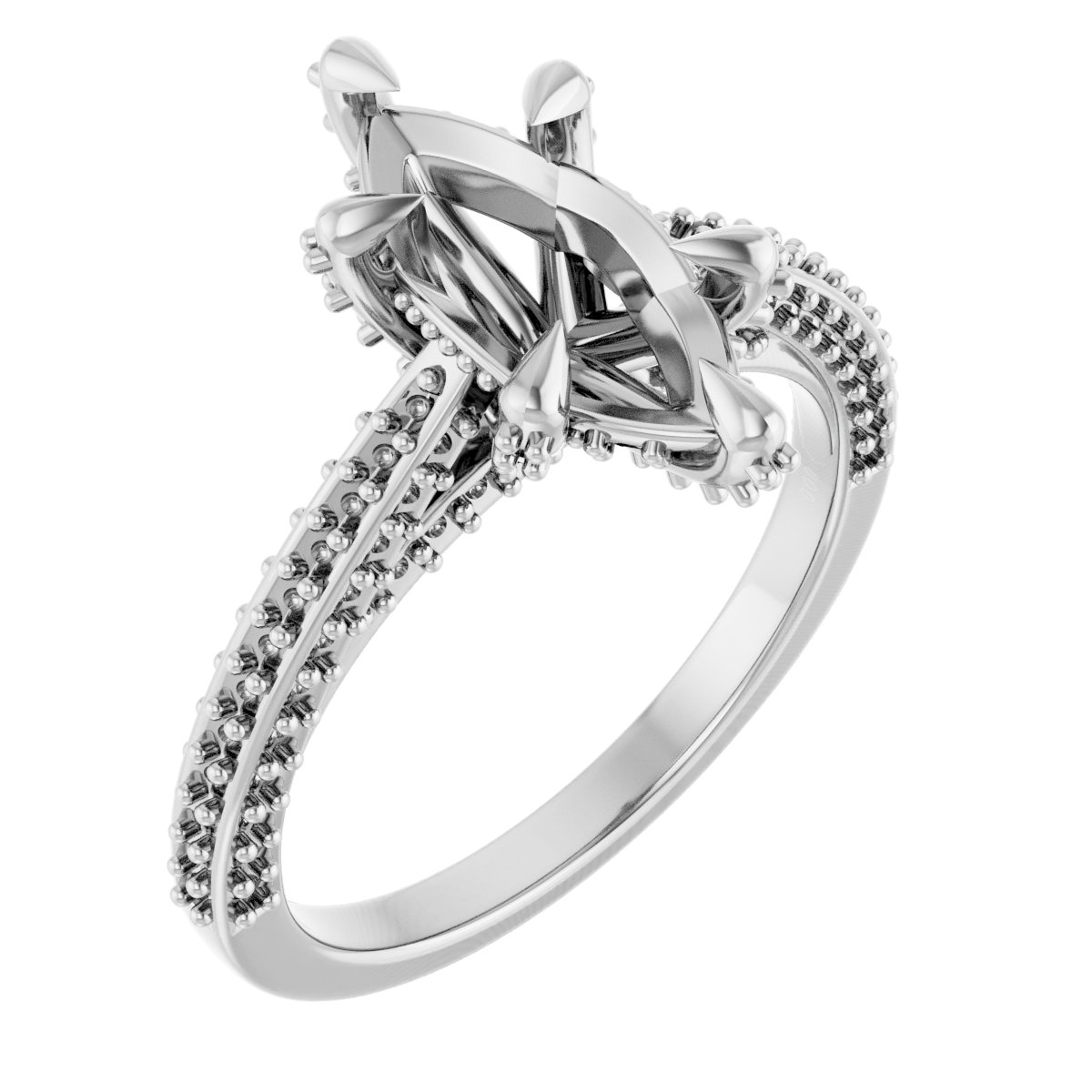 Accented Engagement Ring