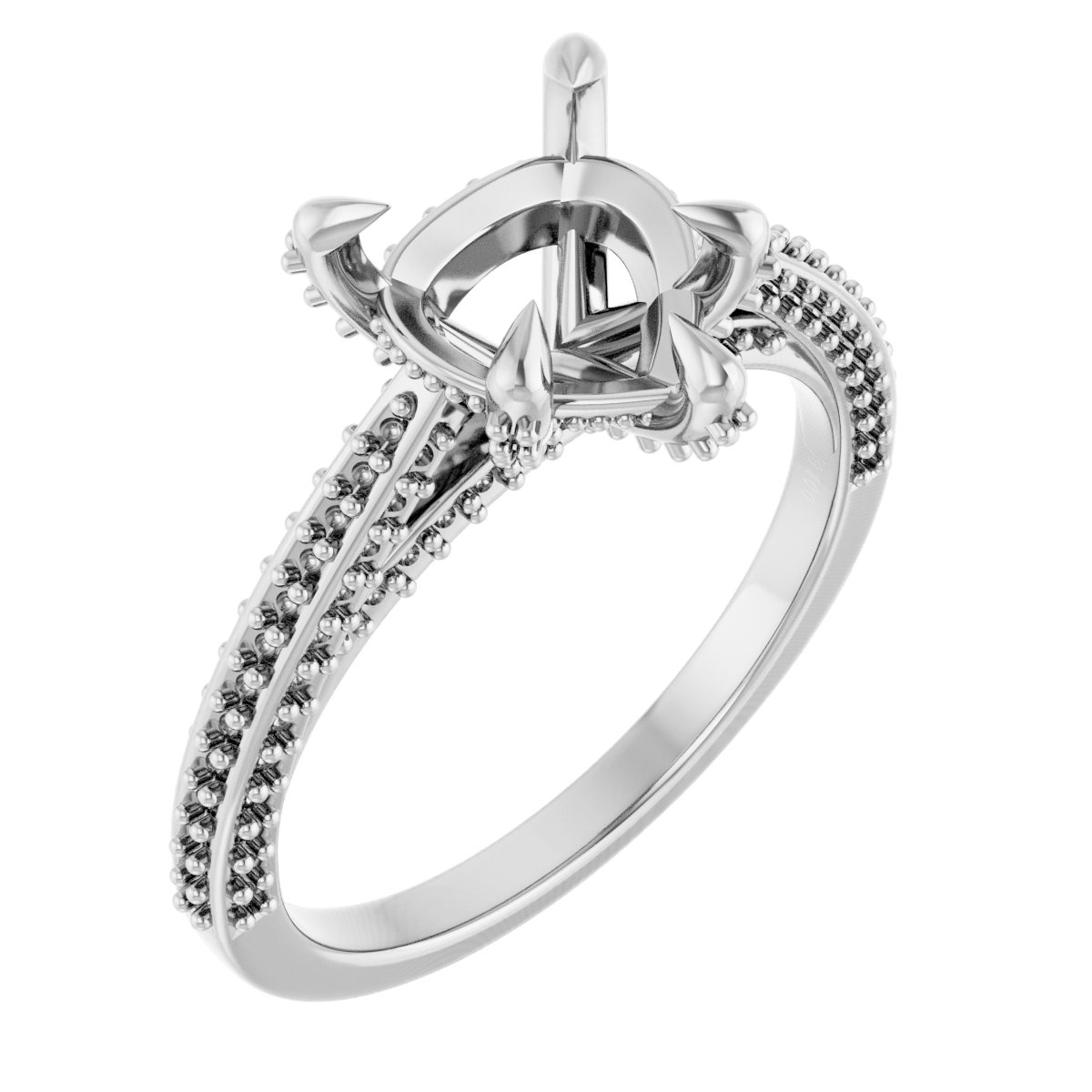 Accented Engagement Ring