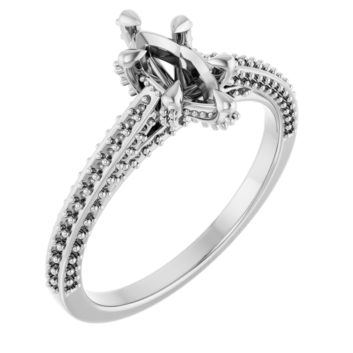 Accented Engagement Ring