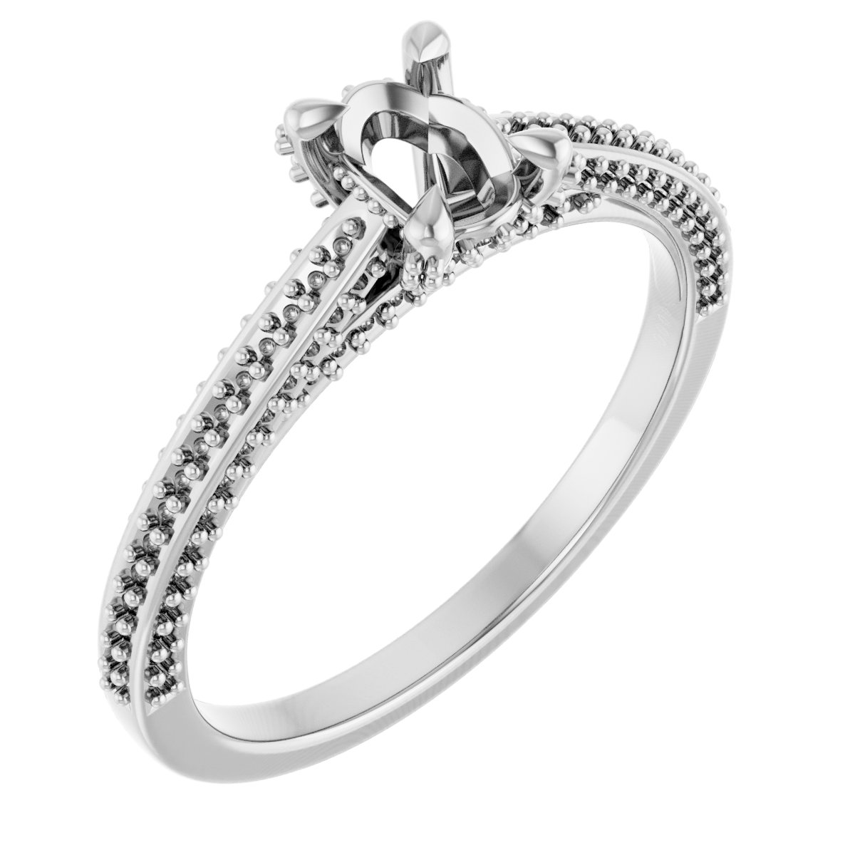 Accented Engagement Ring