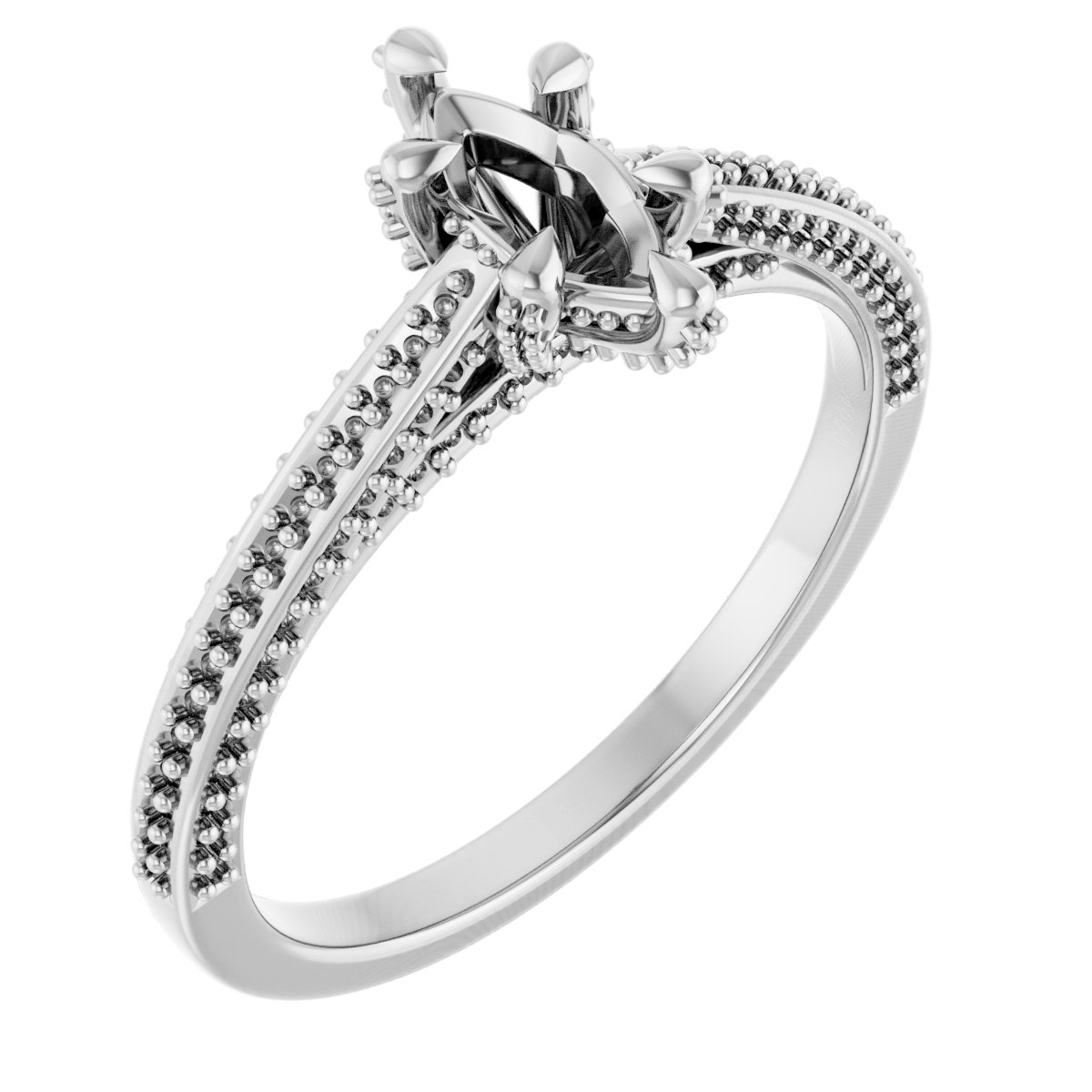Accented Engagement Ring
