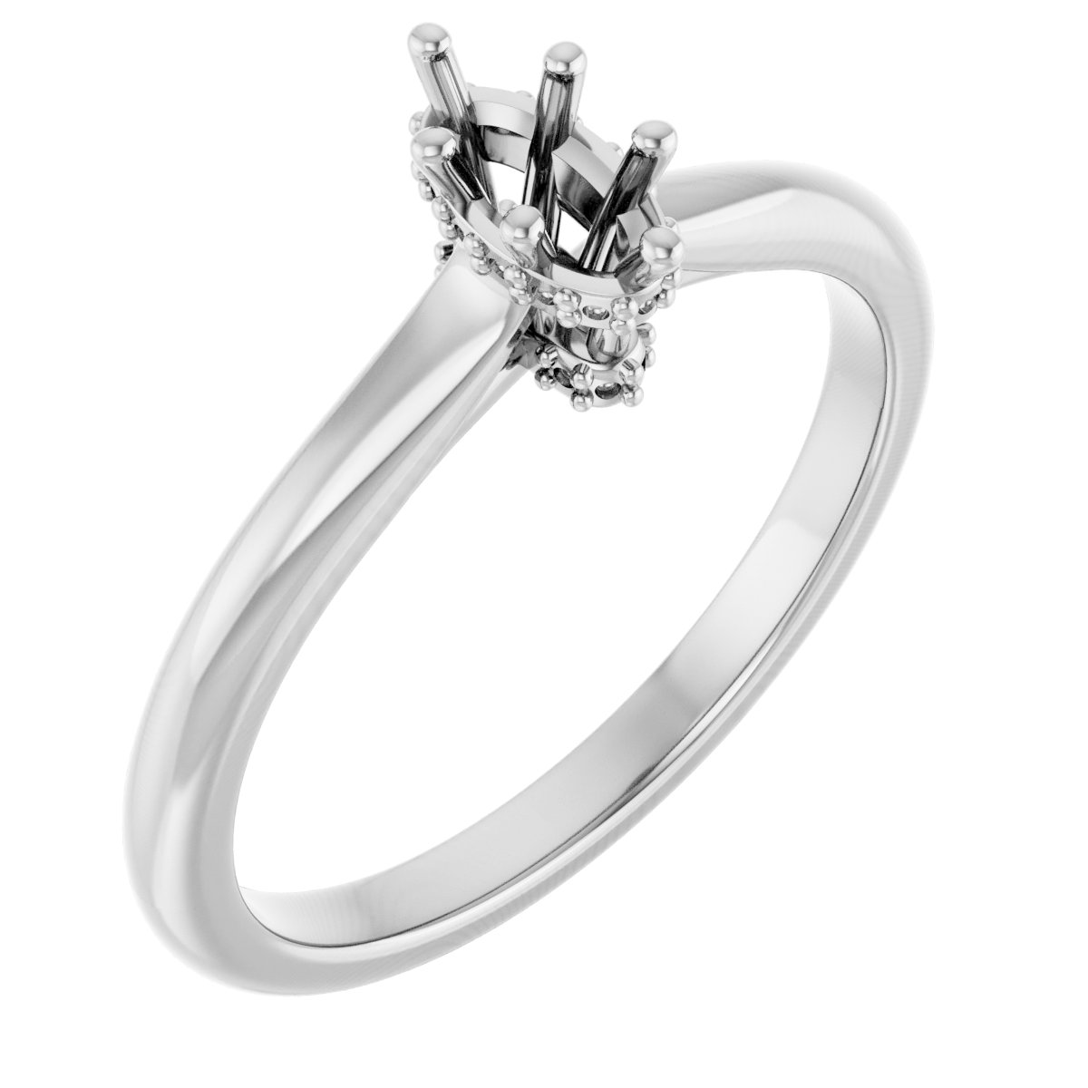 Hidden Halo-Style Engagement Ring