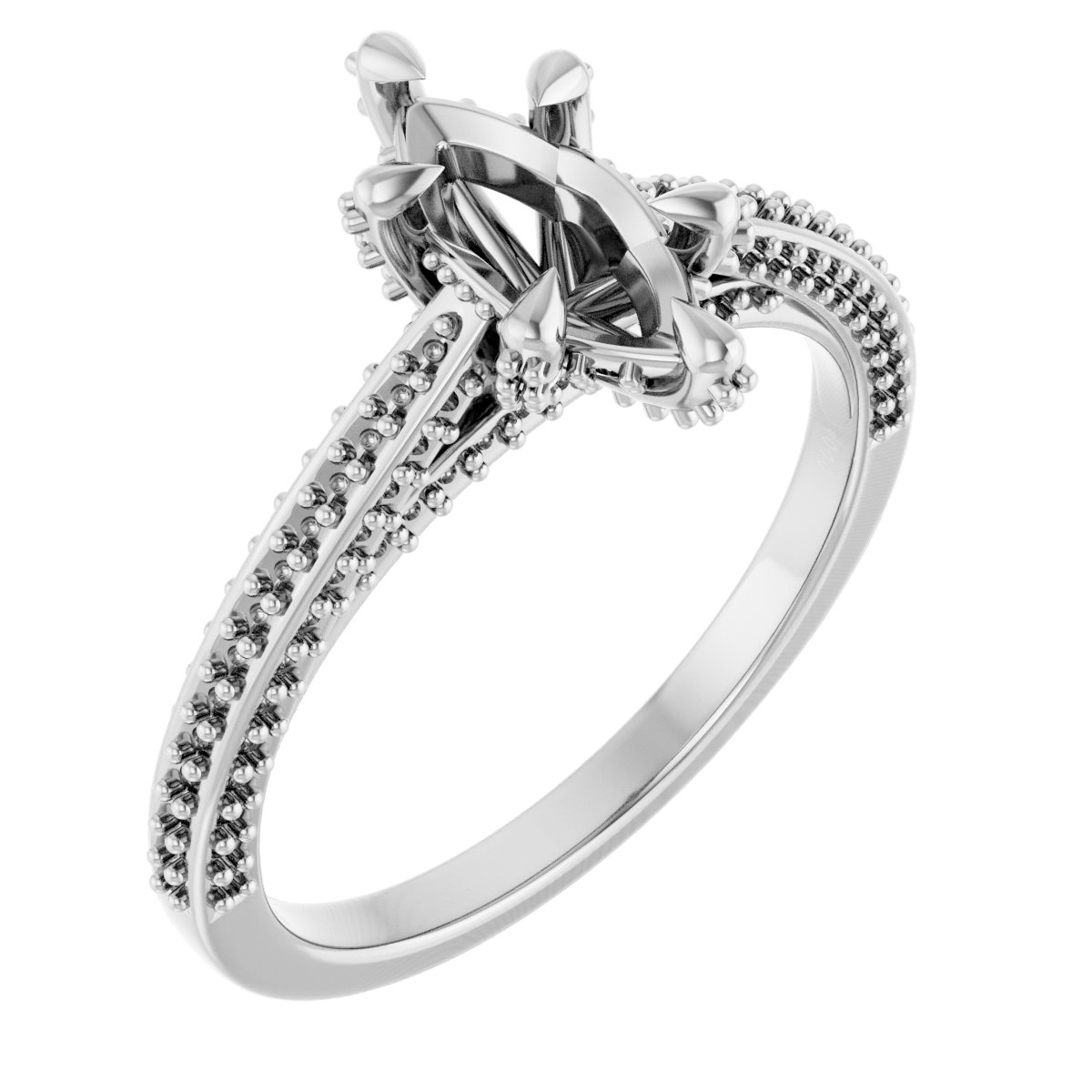 Accented Engagement Ring