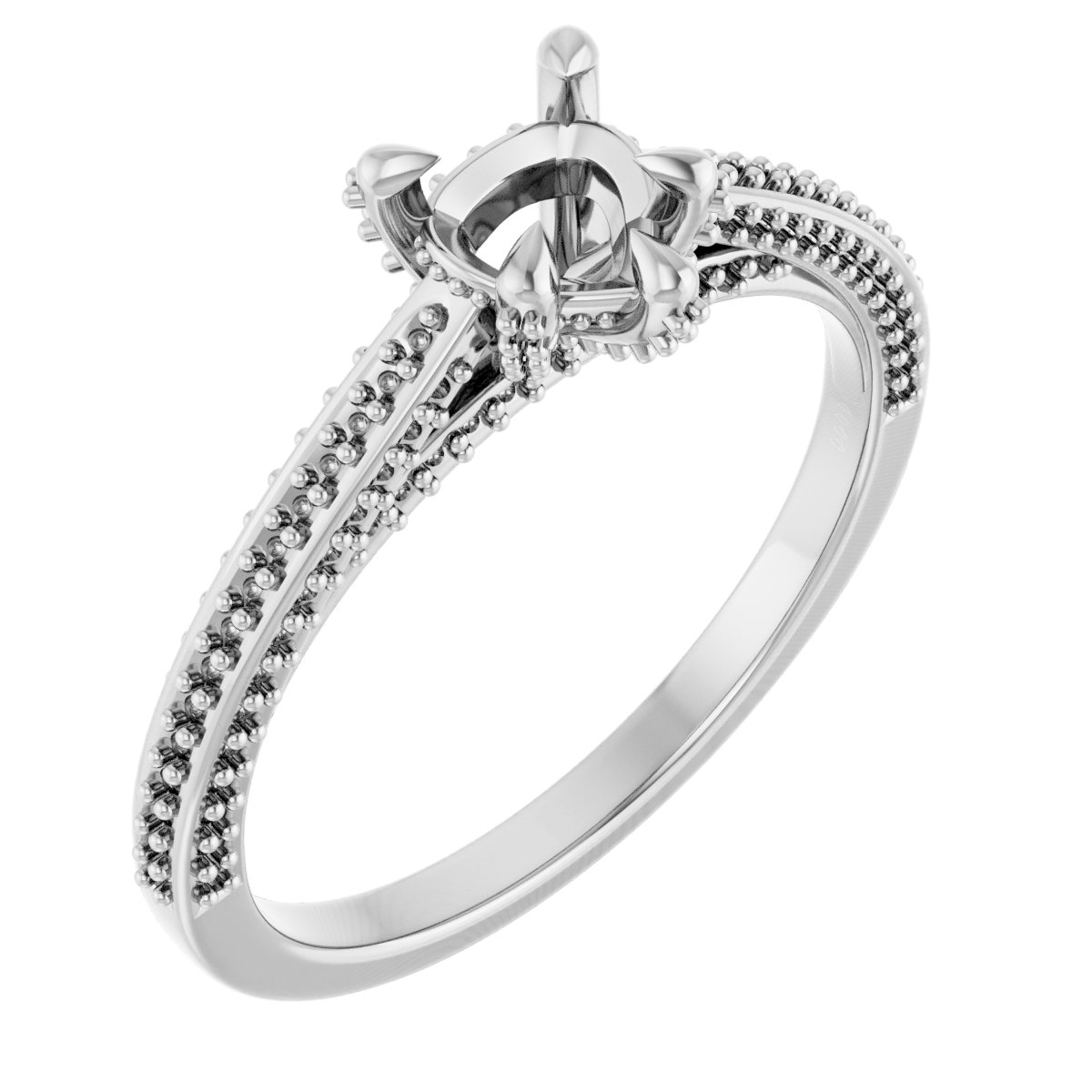 Accented Engagement Ring
