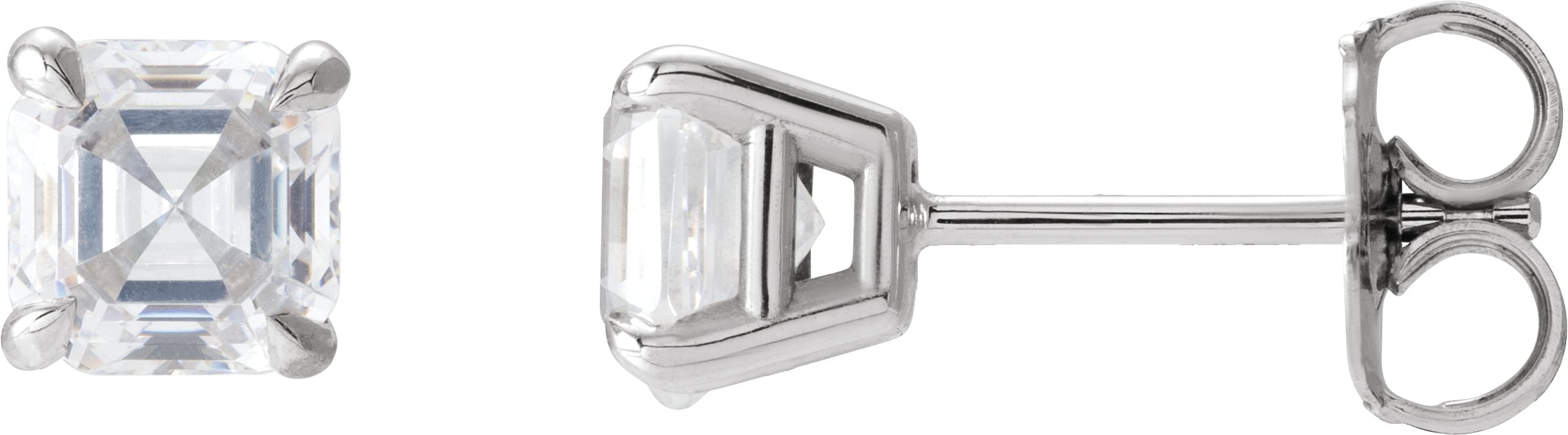 Solitaire Stud Earrings