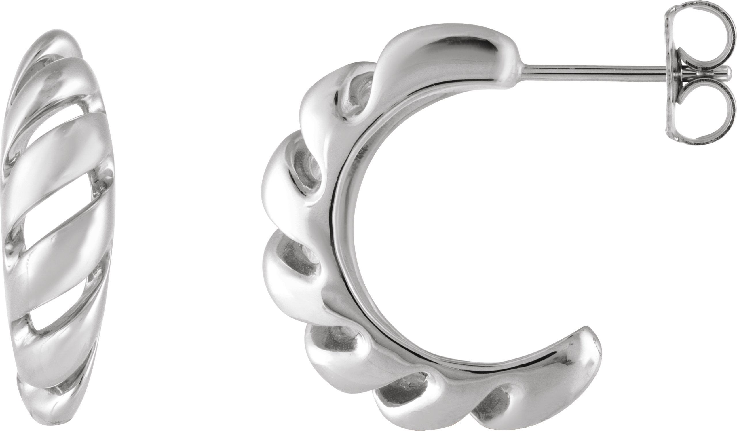 Rope Hoop Earrings