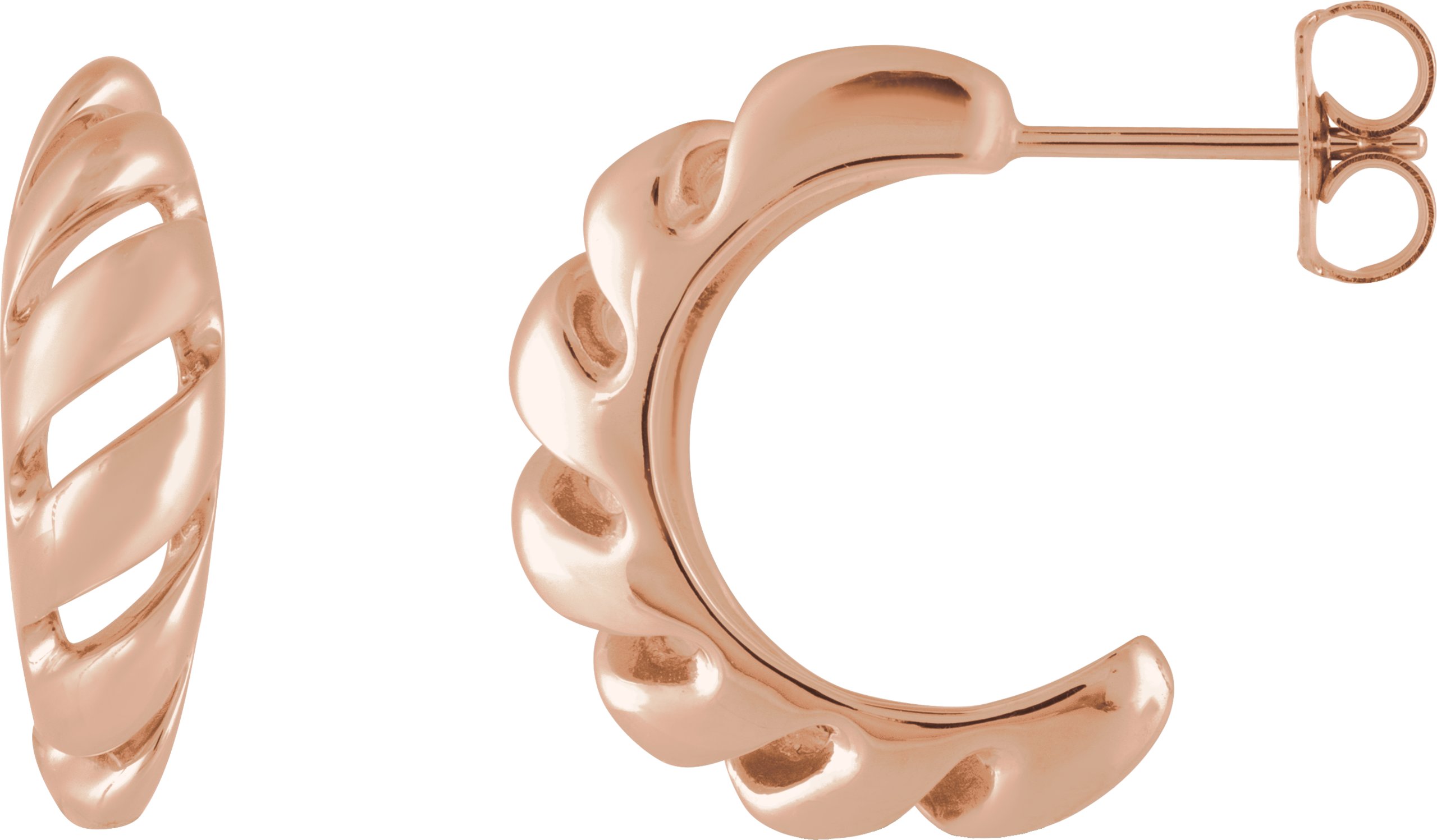 Rope Hoop Earrings