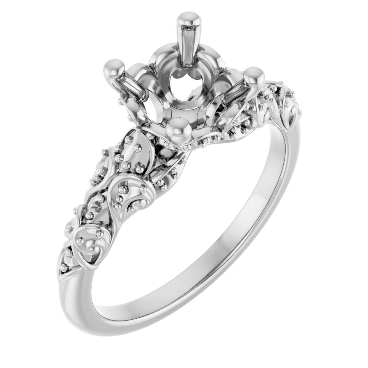 Accented Engagement Ring