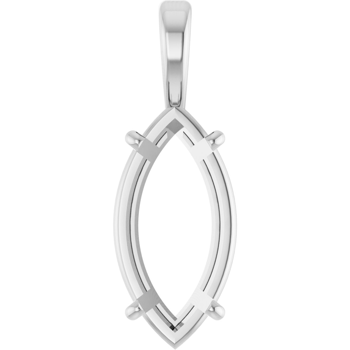 Marquise 4-Prong Pendant