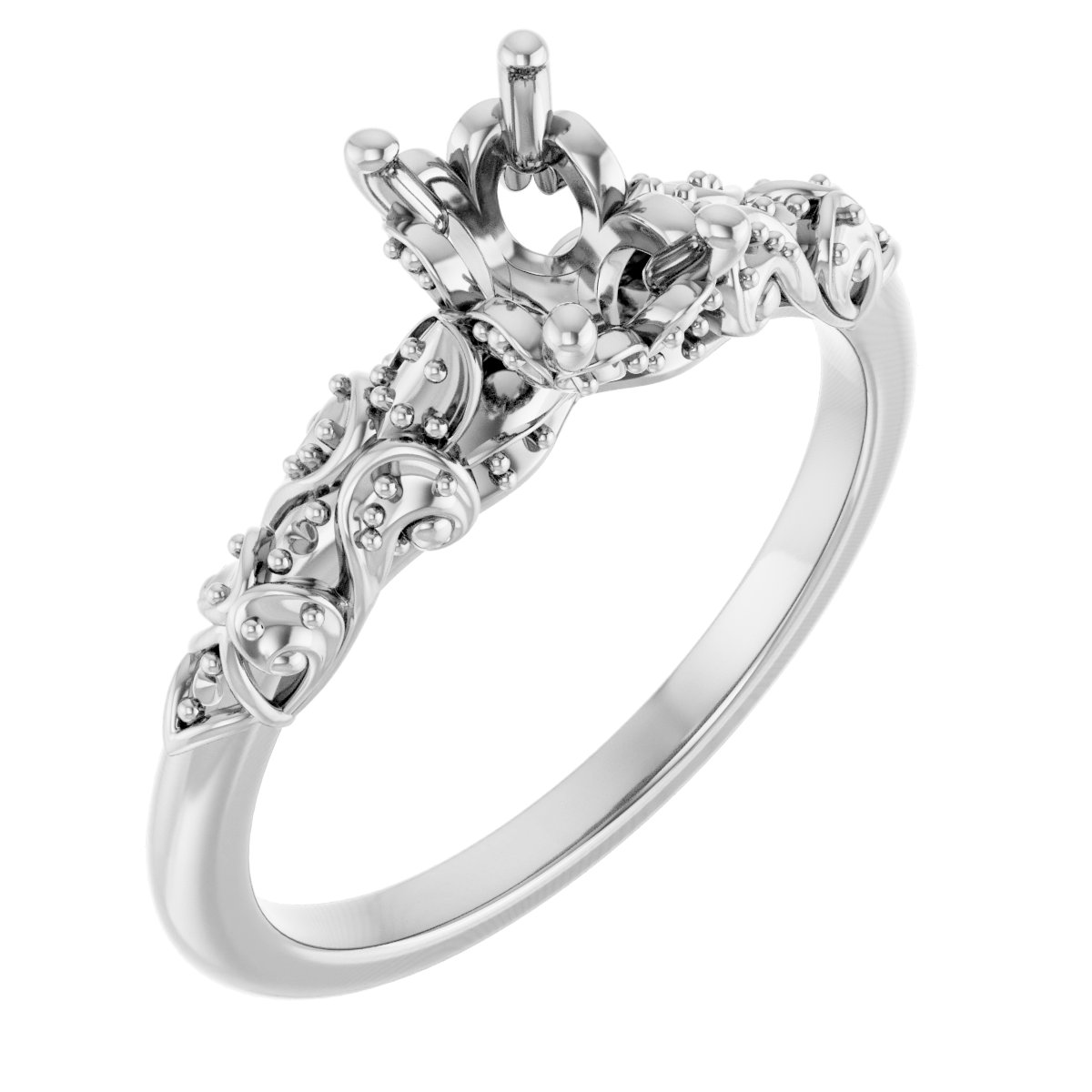 Accented Engagement Ring
